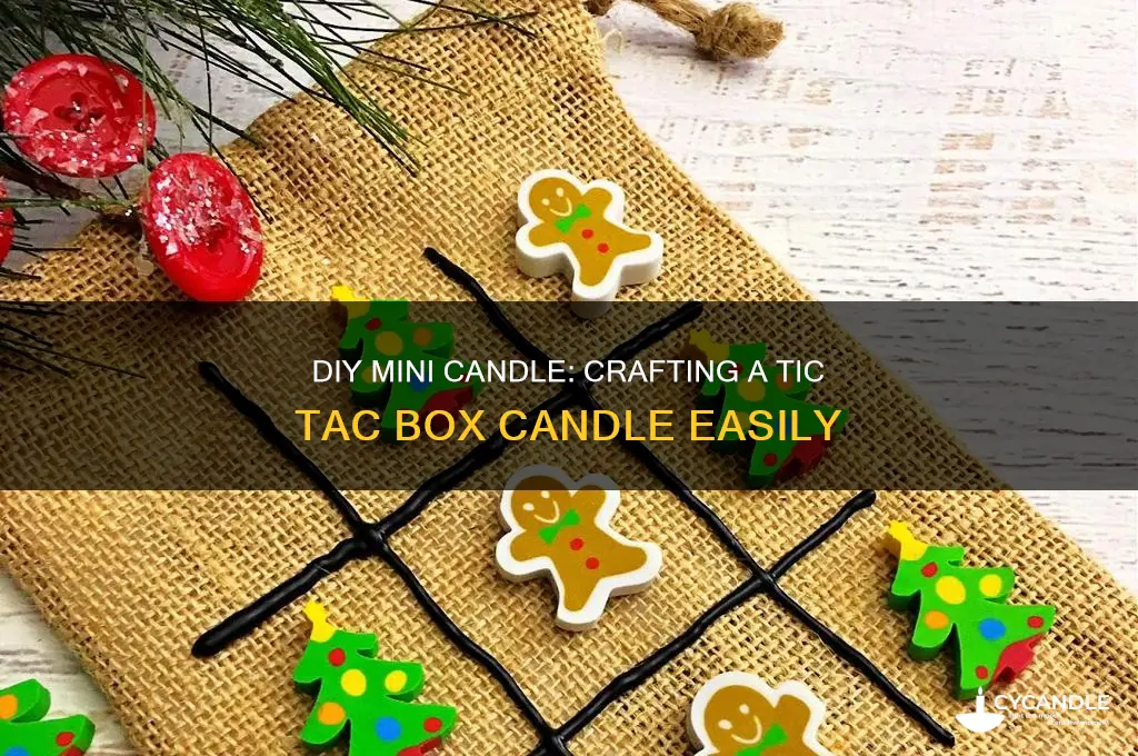 how to make a candle in a tic tac box