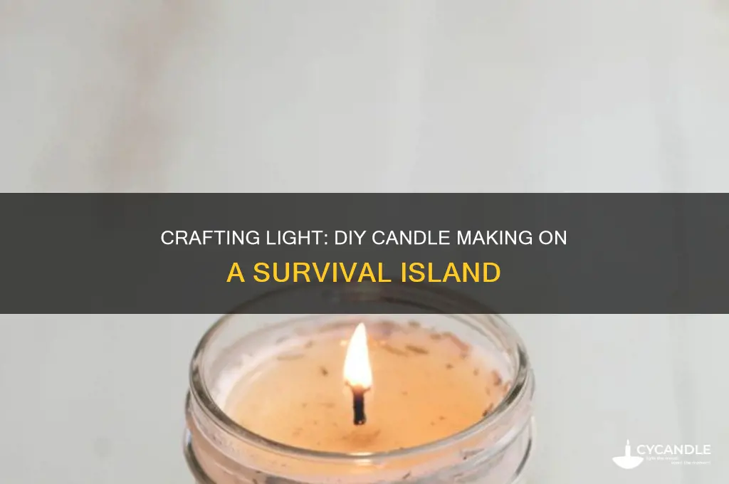 how to make a candle in survival island