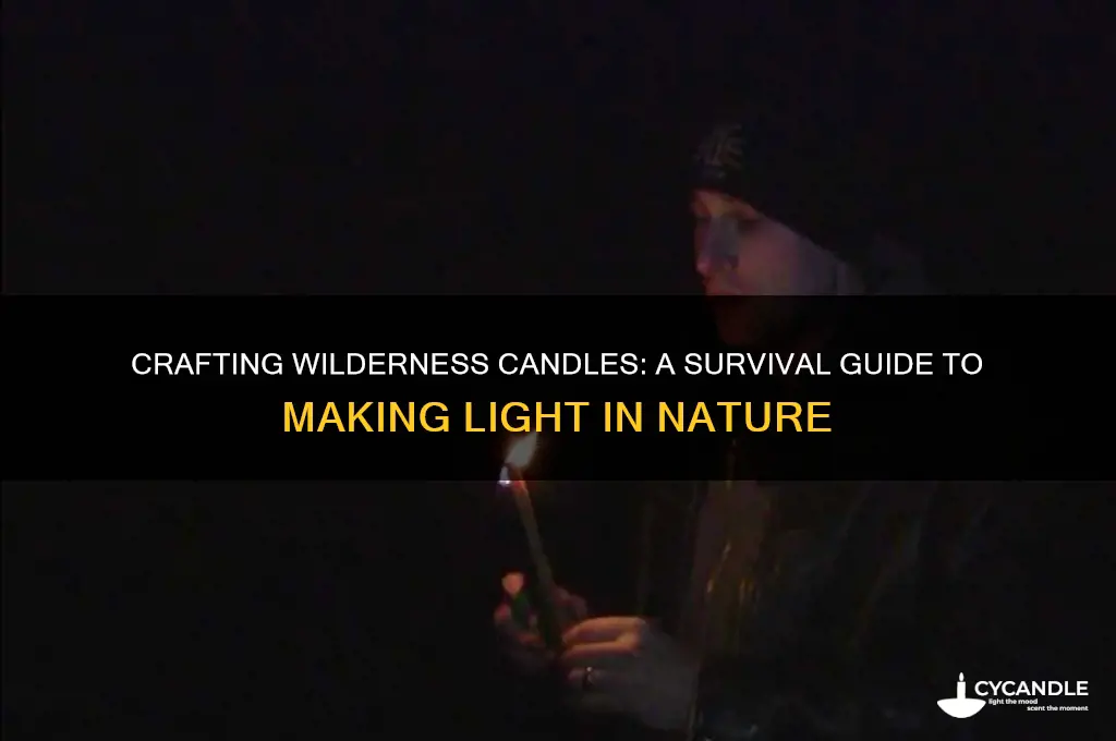 how to make a candle in the wild