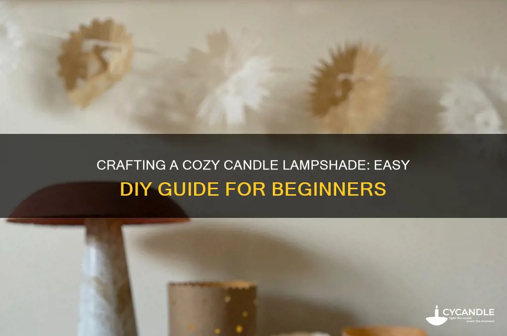 how to make a candle lampshade