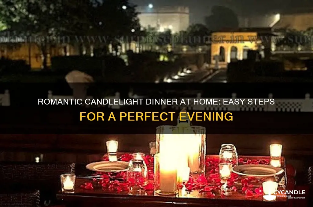 how to make a candle light dinner at home