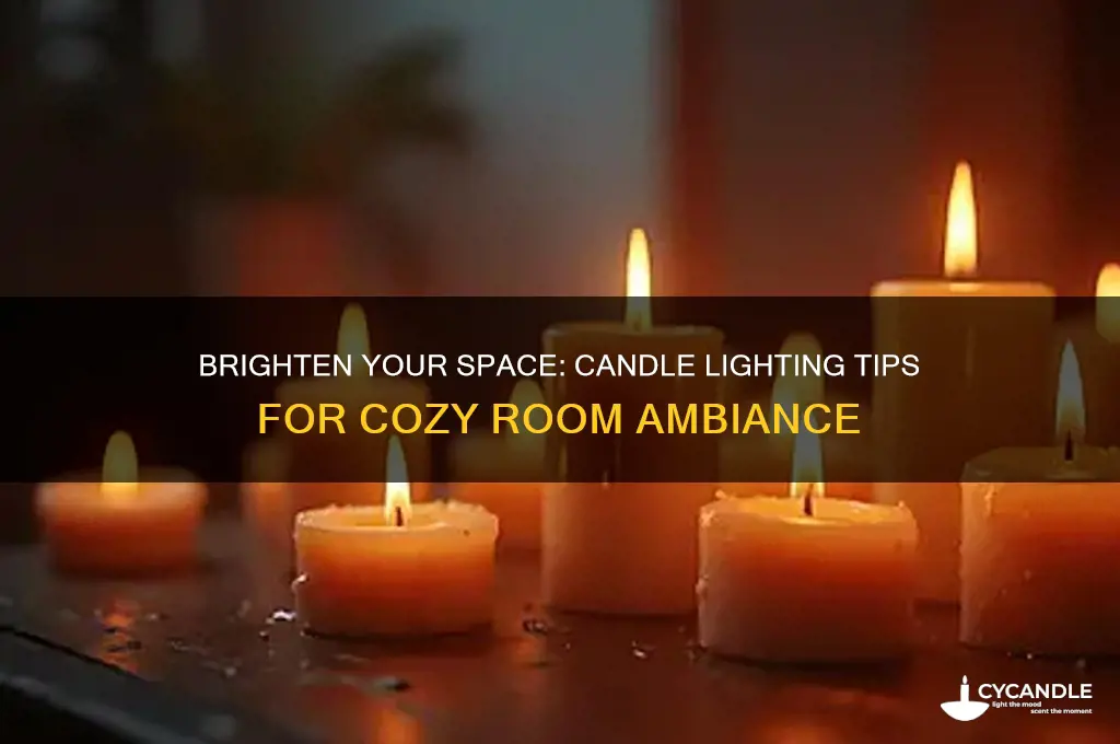 how to make a candle light up a room