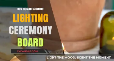 Crafting a Meaningful Candle Lighting Ceremony Board: A Step-by-Step Guide