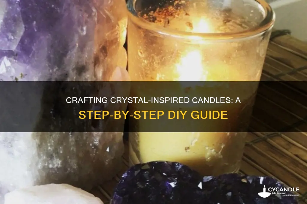 how to make a candle look like a crystal