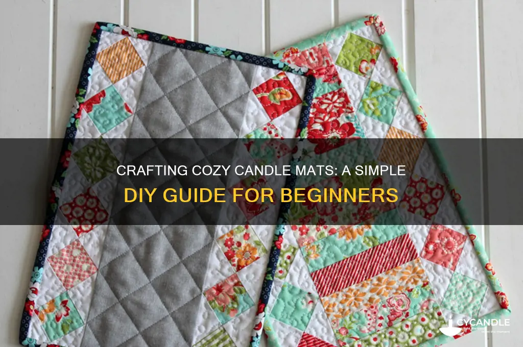 how to make a candle mat