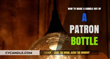 Crafting a Patrón Bottle Candle: DIY Upcycling Guide