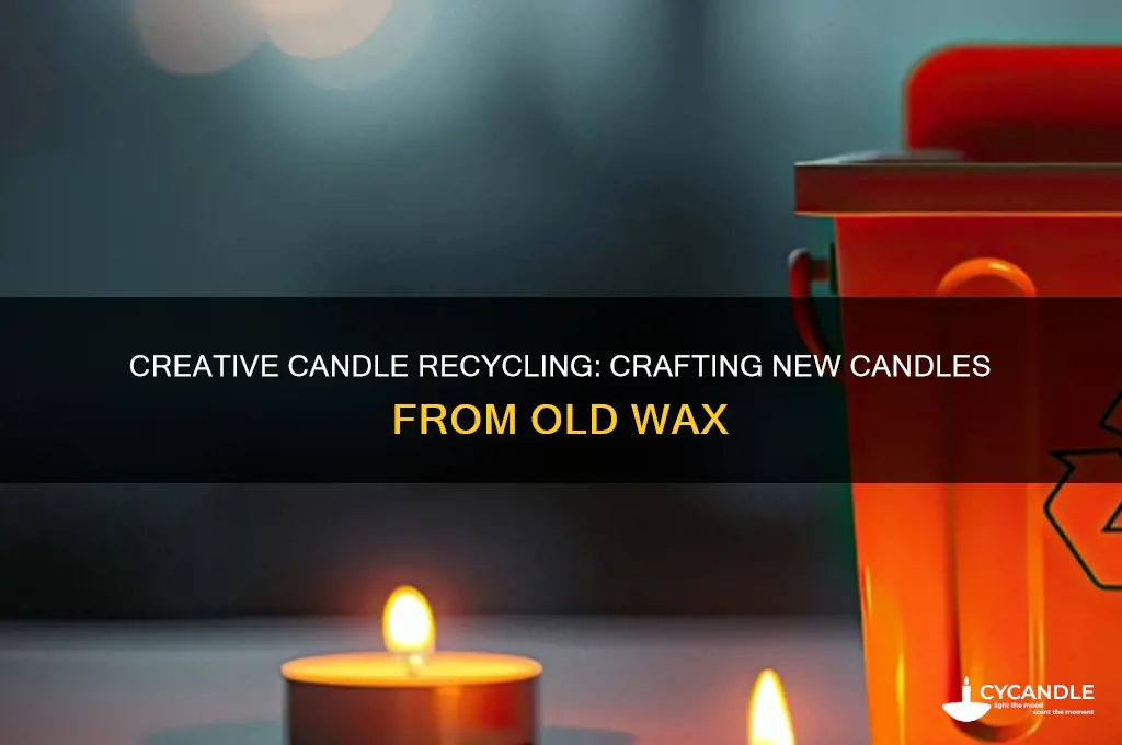 how to make a candle out of another candle