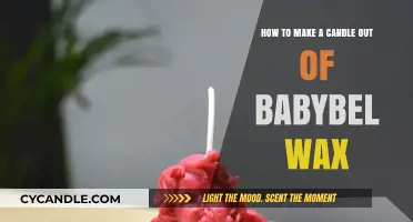 Crafting Creative Candles: Repurposing Babybel Wax for DIY Lighting