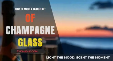 DIY Champagne Glass Candle: A Creative Upcycling Guide