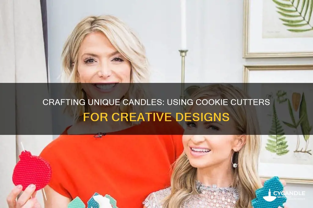 how to make a candle out of cookie cutters
