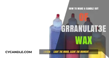 Crafting Candles: A Simple Guide to Using Granulated Wax