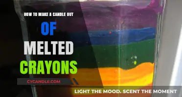 Creative Candle Crafting: Transforming Melted Crayons into Colorful Candles