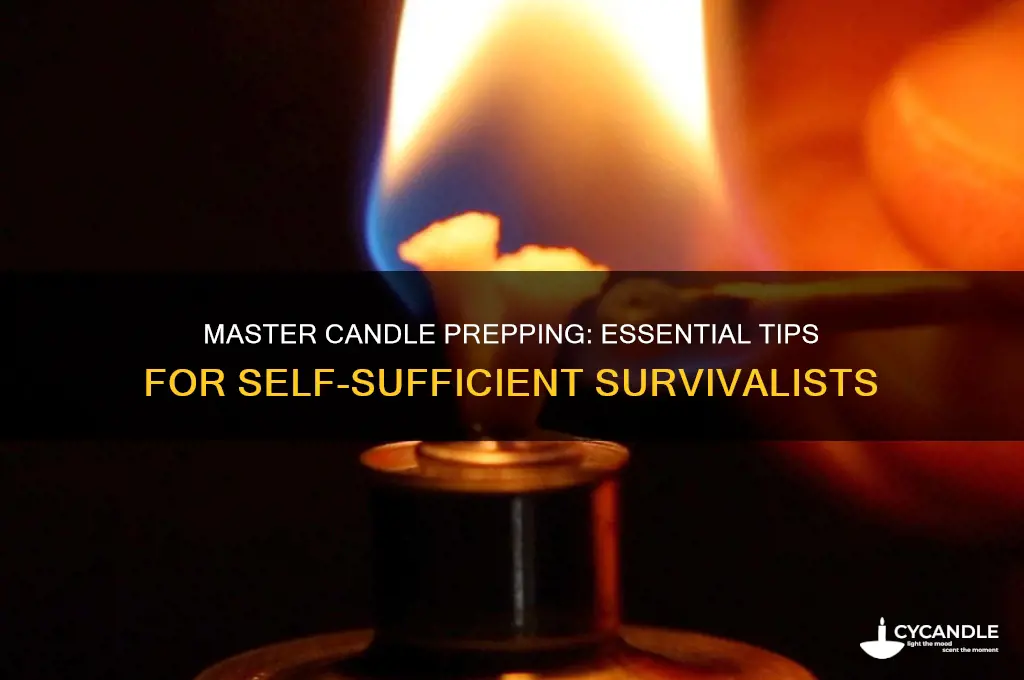how to make a candle prepper