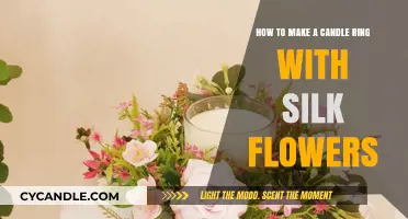 Crafting Elegant Silk Flower Candle Rings: A Step-by-Step Guide