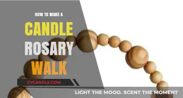 Crafting a Candle Rosary Walk: A Step-by-Step Spiritual Journey Guide