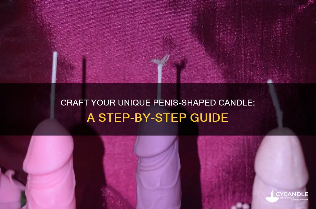 how to make a candle shaped like your penis