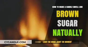 Crafting Brown Sugar Scented Candles with Natural Ingredients at Home