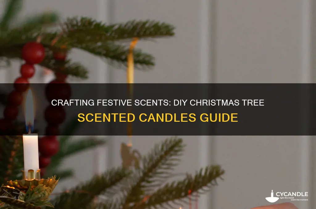 how to make a candle smell like christmas tree