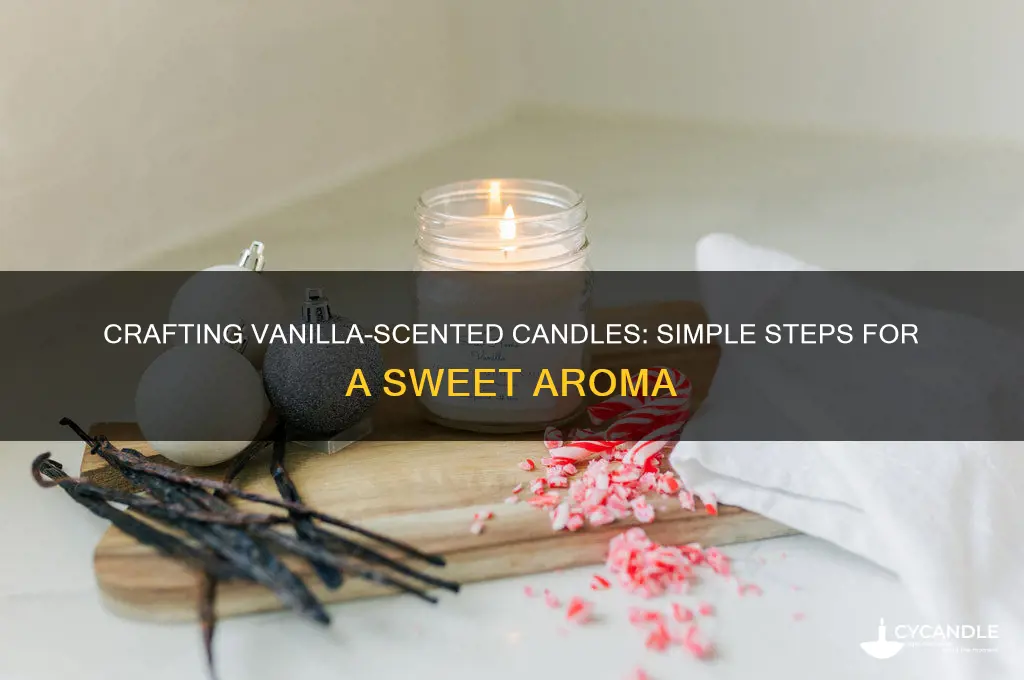 how to make a candle smell like vanilla