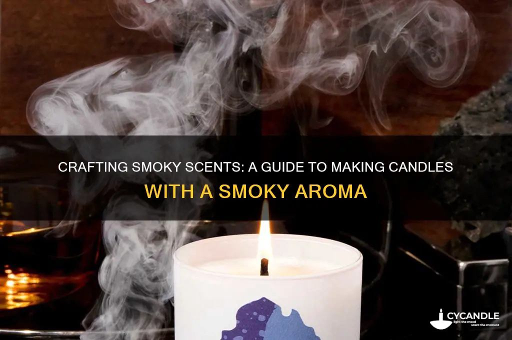 how to make a candle smell smoky