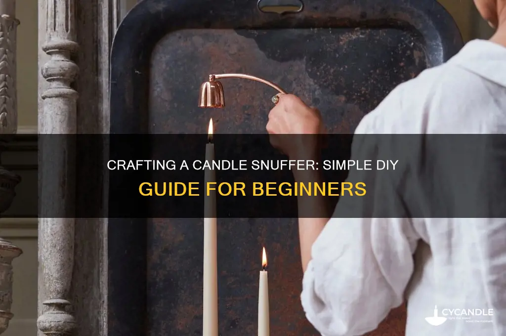 how to make a candle snuffer