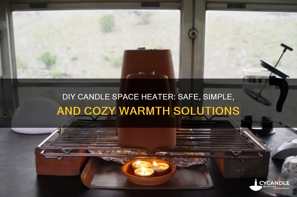 how to make a candle space heater