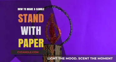 Crafting a Stunning Paper Candle Stand: Easy DIY Guide