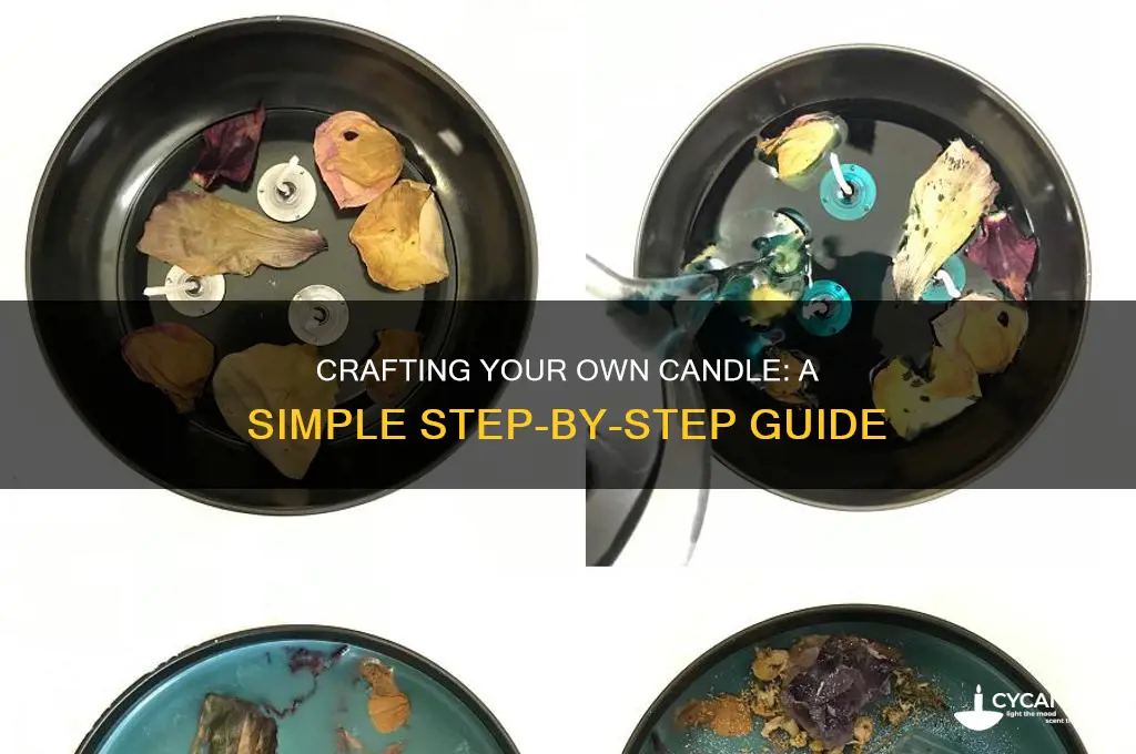 how to make a candle step by step