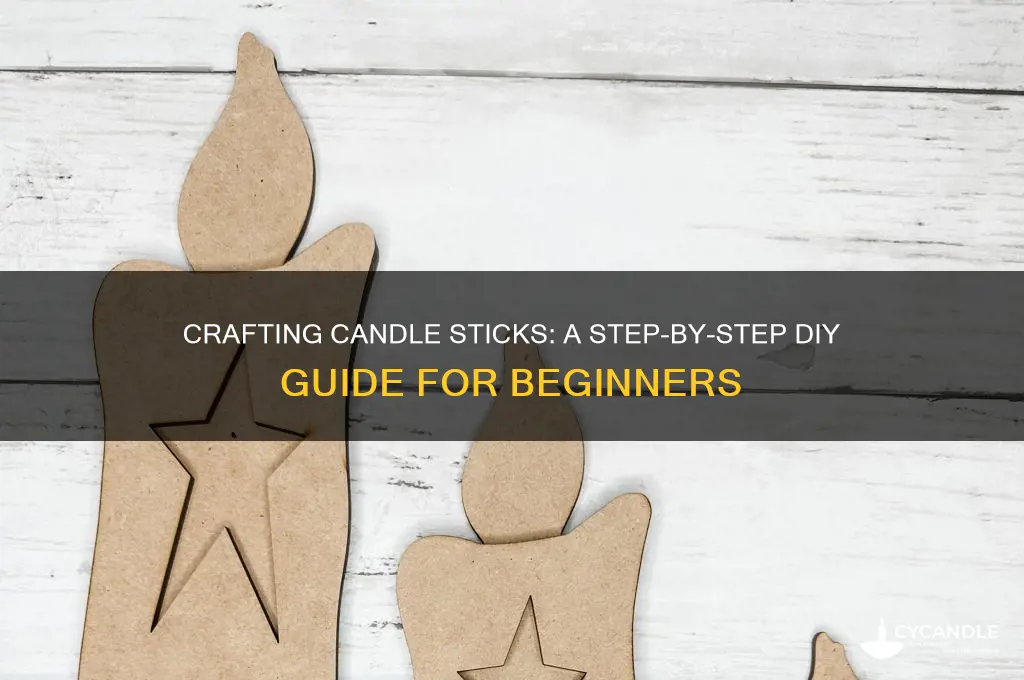 how to make a candle stick