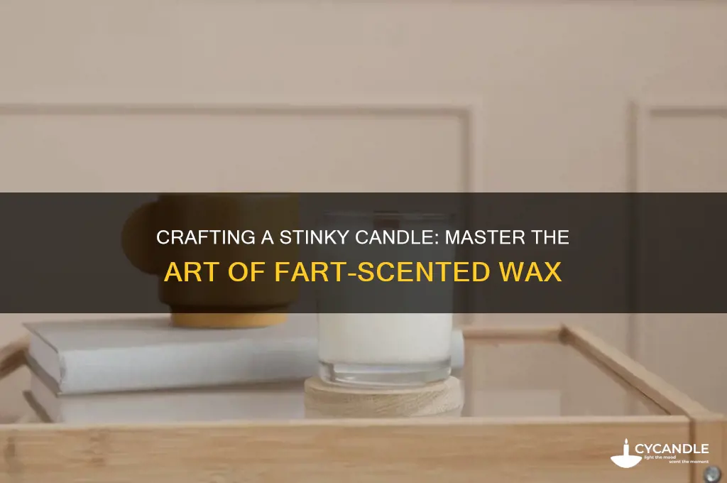 how to make a candle that smells like farts