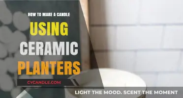 Crafting Ceramic Planter Candles: A Creative DIY Guide