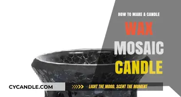 Create Stunning Wax Mosaic Candles: A Step-by-Step DIY Guide