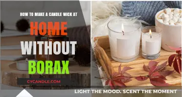 DIY Candle Wick: Easy Homemade Recipe Without Borax