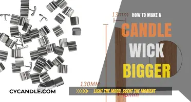 Thicken Your Candle Wick: Simple DIY Techniques for Bigger Flames