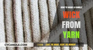 Crafting Candle Wicks: A Simple Yarn-Based DIY Guide
