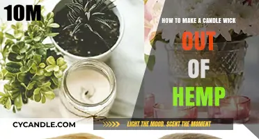 Crafting Eco-Friendly Hemp Candle Wicks: A Simple DIY Guide