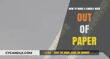 DIY Candle Wick: Crafting Paper Wicks for Homemade Candles