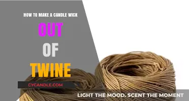 DIY Candle Wick: Crafting Twine Wicks for Homemade Candles