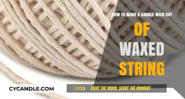Crafting Candle Wicks: Waxed String DIY Guide for Perfect Flames
