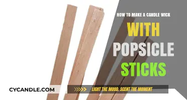 Crafting Candle Wicks: A Simple Guide Using Popsicle Sticks