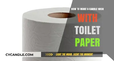 DIY Candle Wick: Crafting with Toilet Paper for Homemade Candles