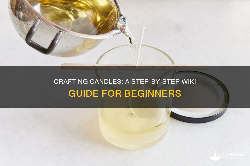 how to make a candle wiki