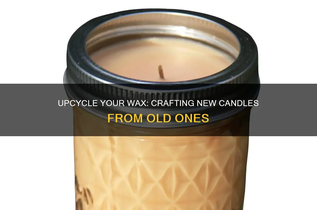 how to make a candle with a used candle