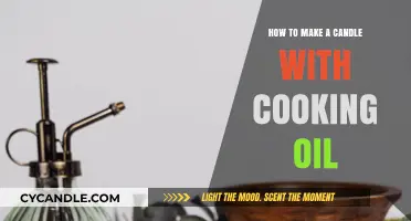 Crafting Eco-Friendly Candles: Using Cooking Oil for Sustainable Lighting