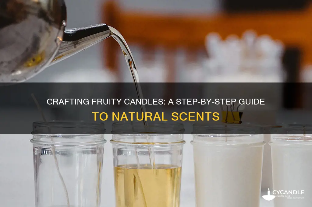 how to make a candle with fruit
