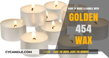Crafting Golden 454 Wax Candles: A Step-by-Step DIY Guide