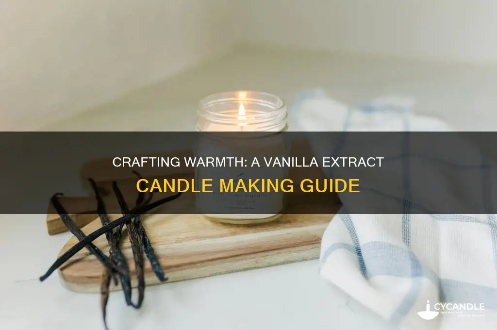 how to make a candle with vanilla extract