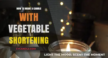 Crafting Homemade Candles: A Simple Guide Using Vegetable Shortening