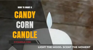 DIY Candy Corn Candle: Sweet Scented Craft for Fall Decor