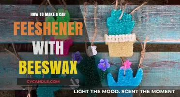 DIY Beeswax Car Freshener: Natural, Easy, and Long-Lasting Scent Solution